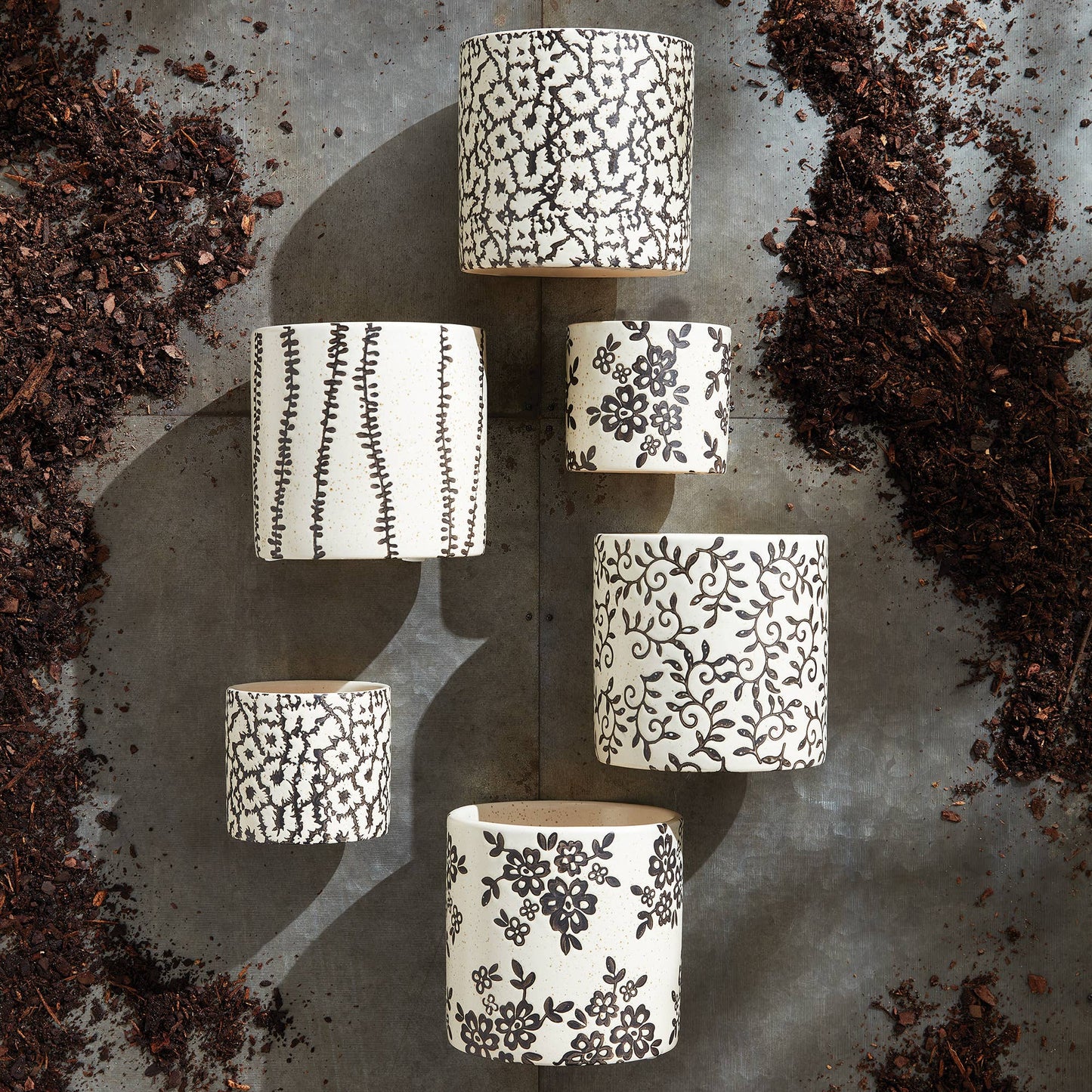 Fiona Pots Large, Set Of 4