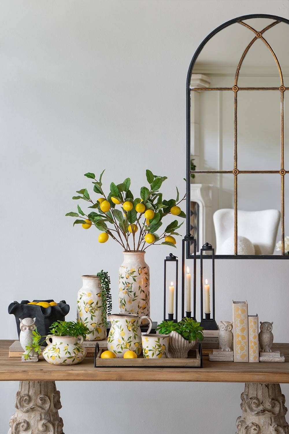 S/2 Citrus Grove Planters L:6.3x6.3x6" S:5x5x4.7" - Glass Garden Studio